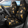 Corgi & Music Print Car Seat Cover Set