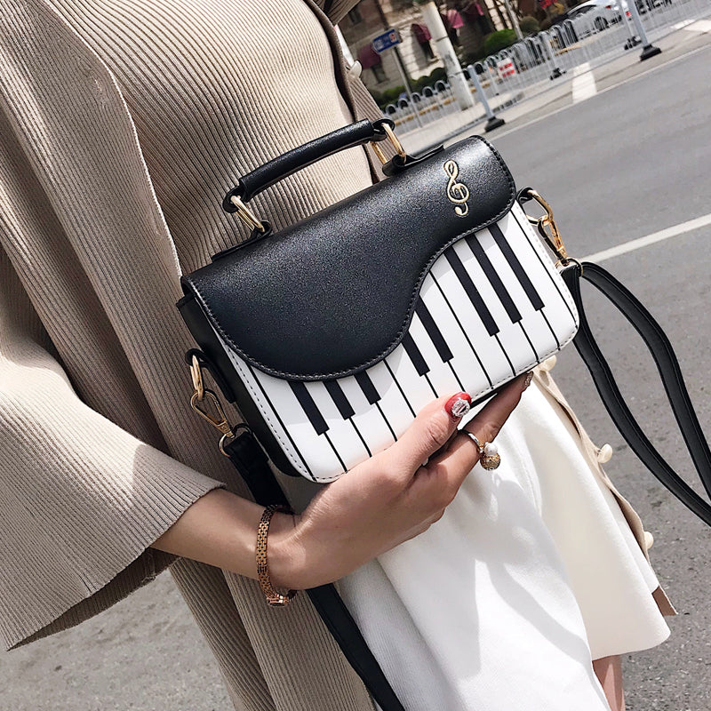 Piano Crossbody Leather Bag