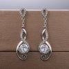 Silver Treble Clef Earrings