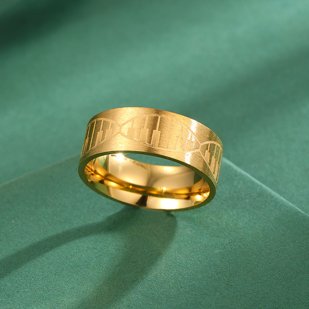 Piano Band Ring