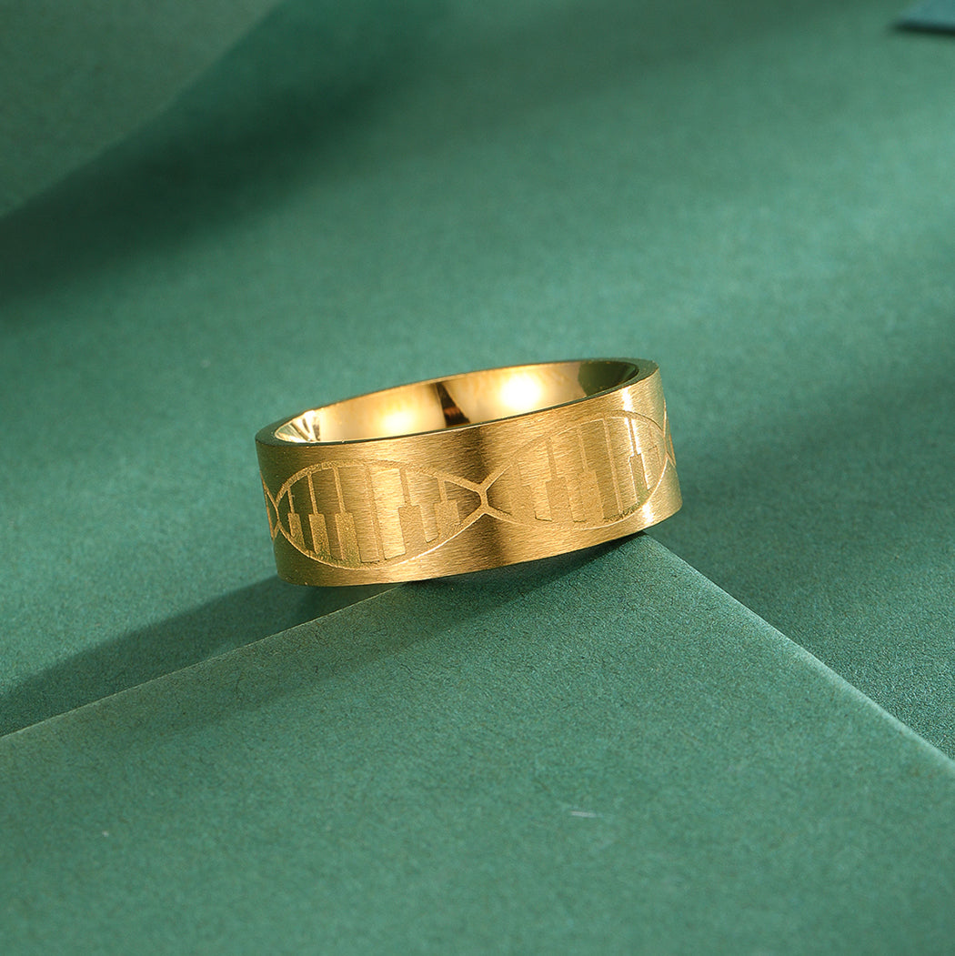 Piano Band Ring