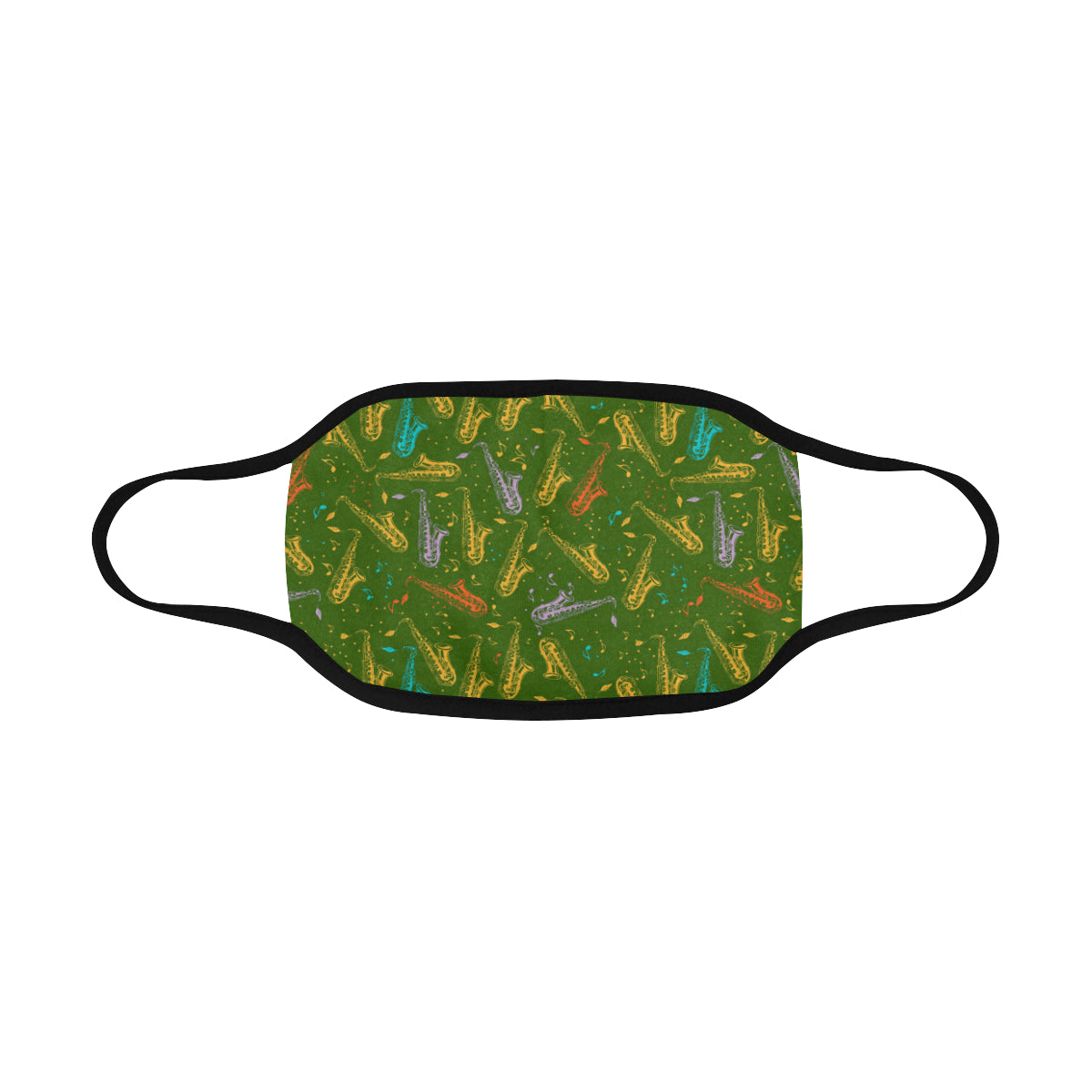Saxophones And Music Notes Mask - { shop_name }} - Review