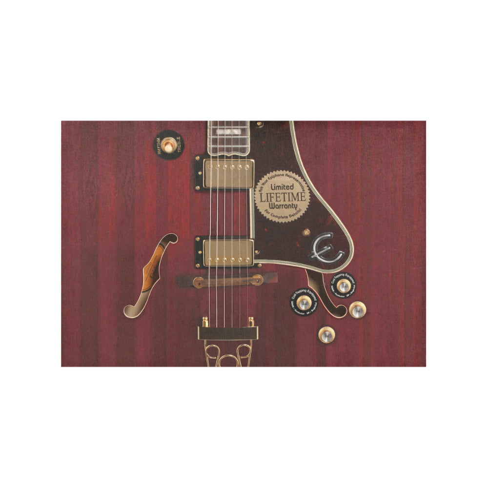 Red Electric Guitar Placemats (Set of 4)