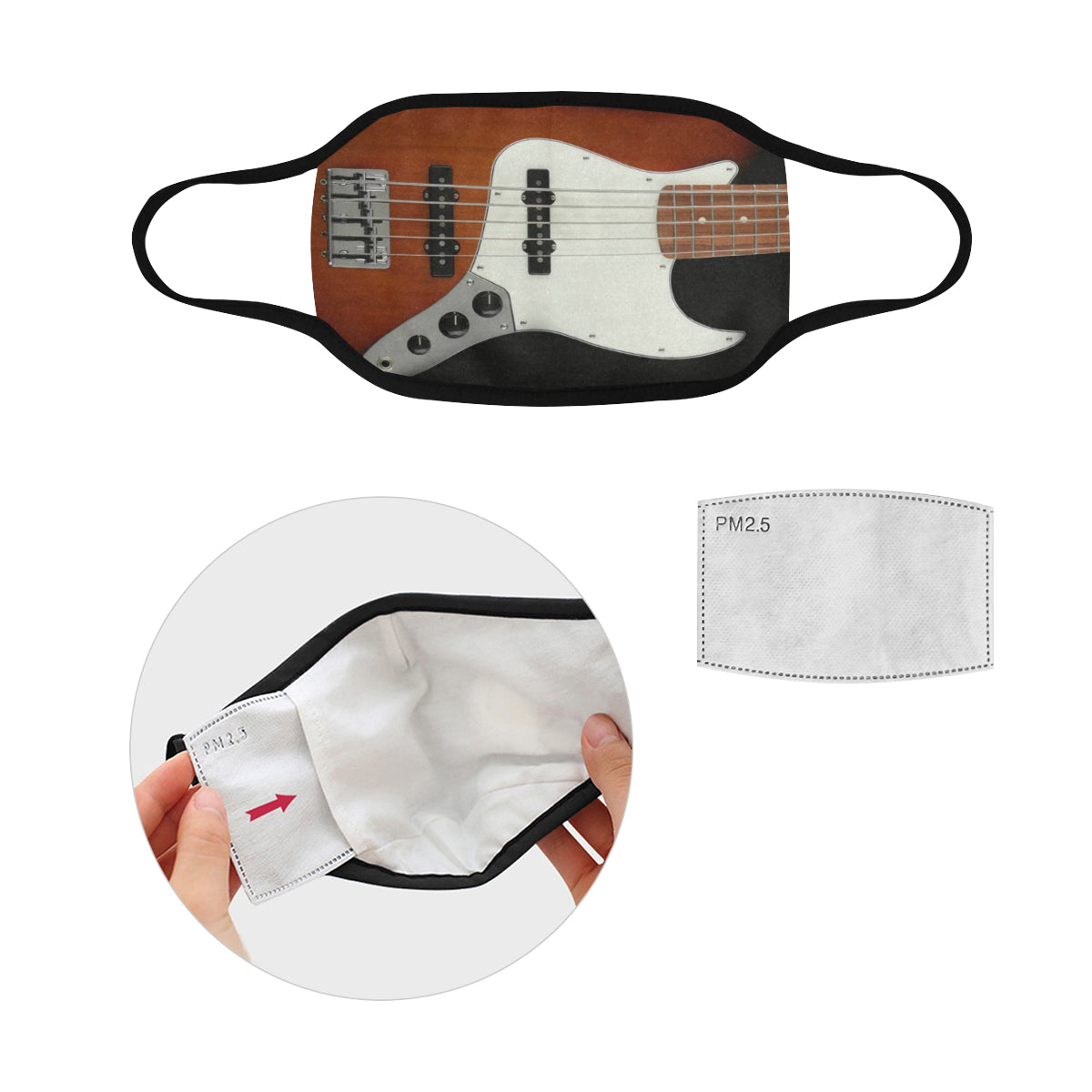Bass Guitar Mask