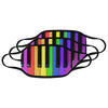 Rainbow Piano Keys Mask