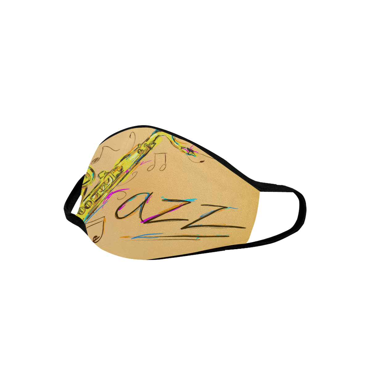 Jazz Saxophone Mask