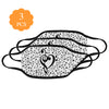 Music Notes Heart Mask - L / Pack of 3 - { shop_name }} - Review