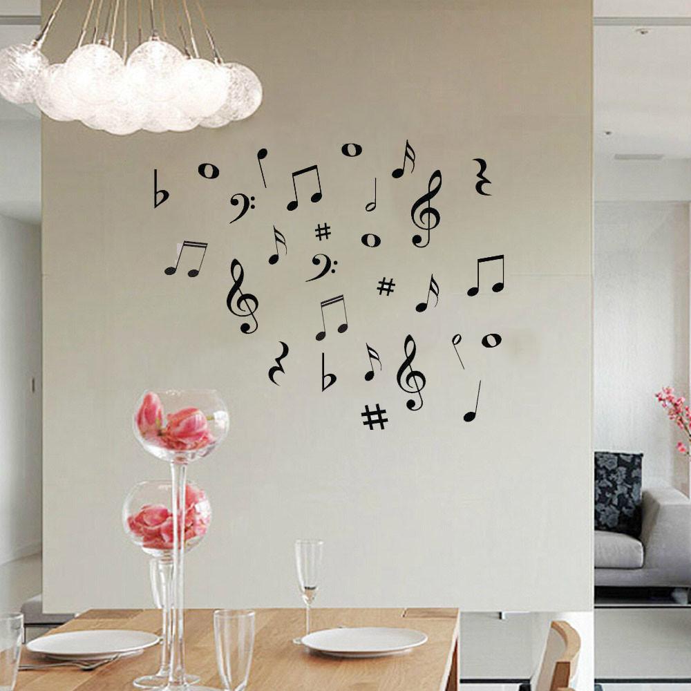 FREE - Musical Notes Wall Stickers - Artistic Pod