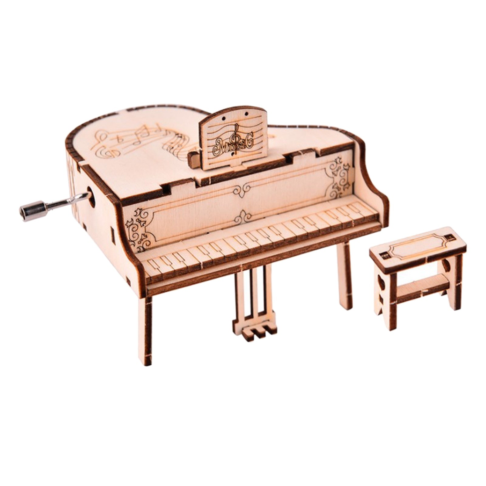 DIY Piano 3D Wooden Puzzle