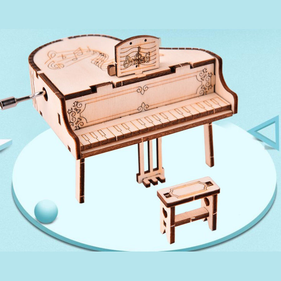 DIY Piano 3D Wooden Puzzle