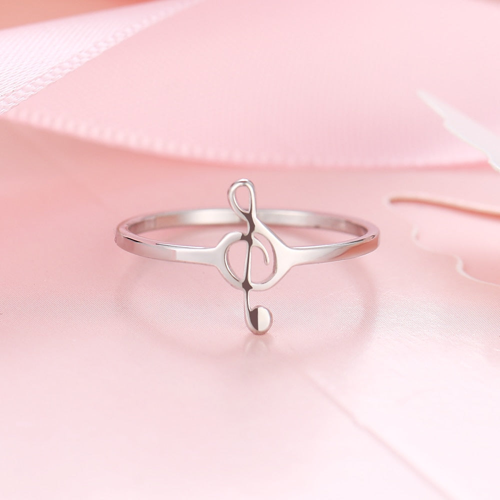 Music Treble Clef Ring