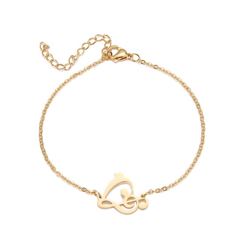 Free - Heart Musical Note Bracelet