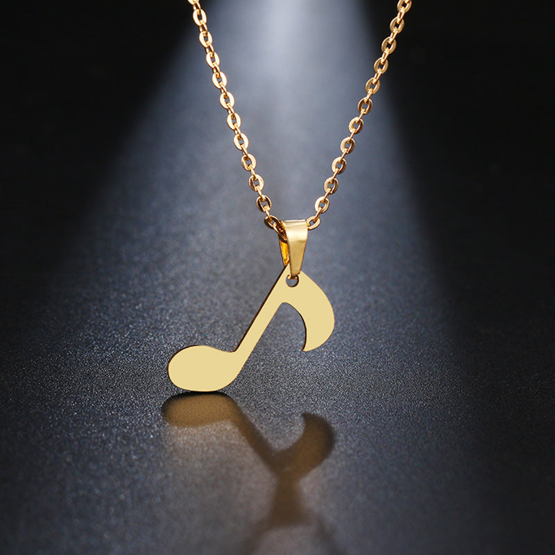 Free - Gold/Silver Music Note Necklace