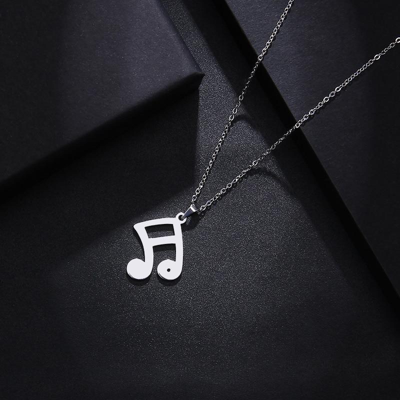 Musical Note Pendant Necklace