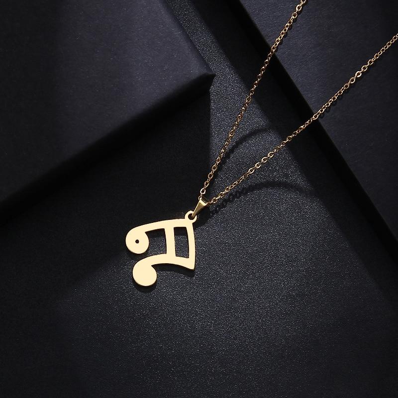 Musical Note Pendant Necklace