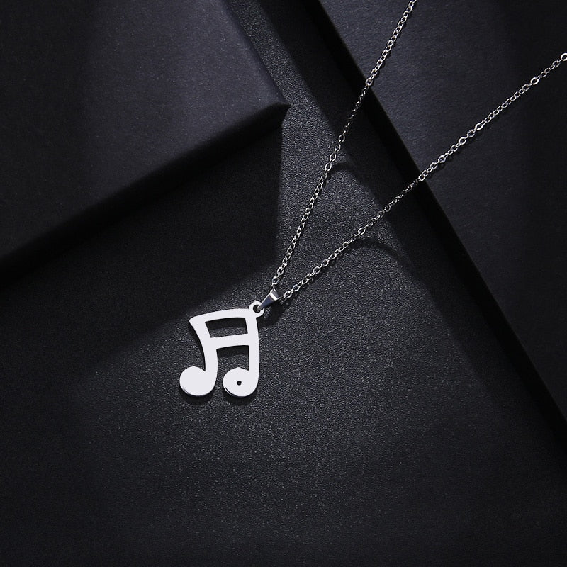 Free - Musical Note Pendant Necklace