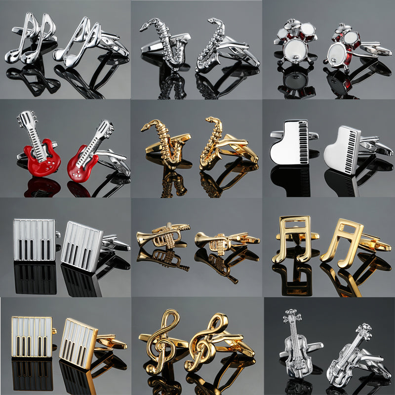 Musical Instruments Cufflinks Collection