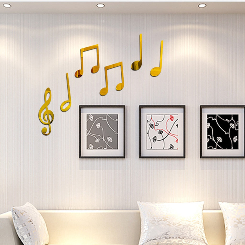 Free - Art Music Notes Wall Sticker