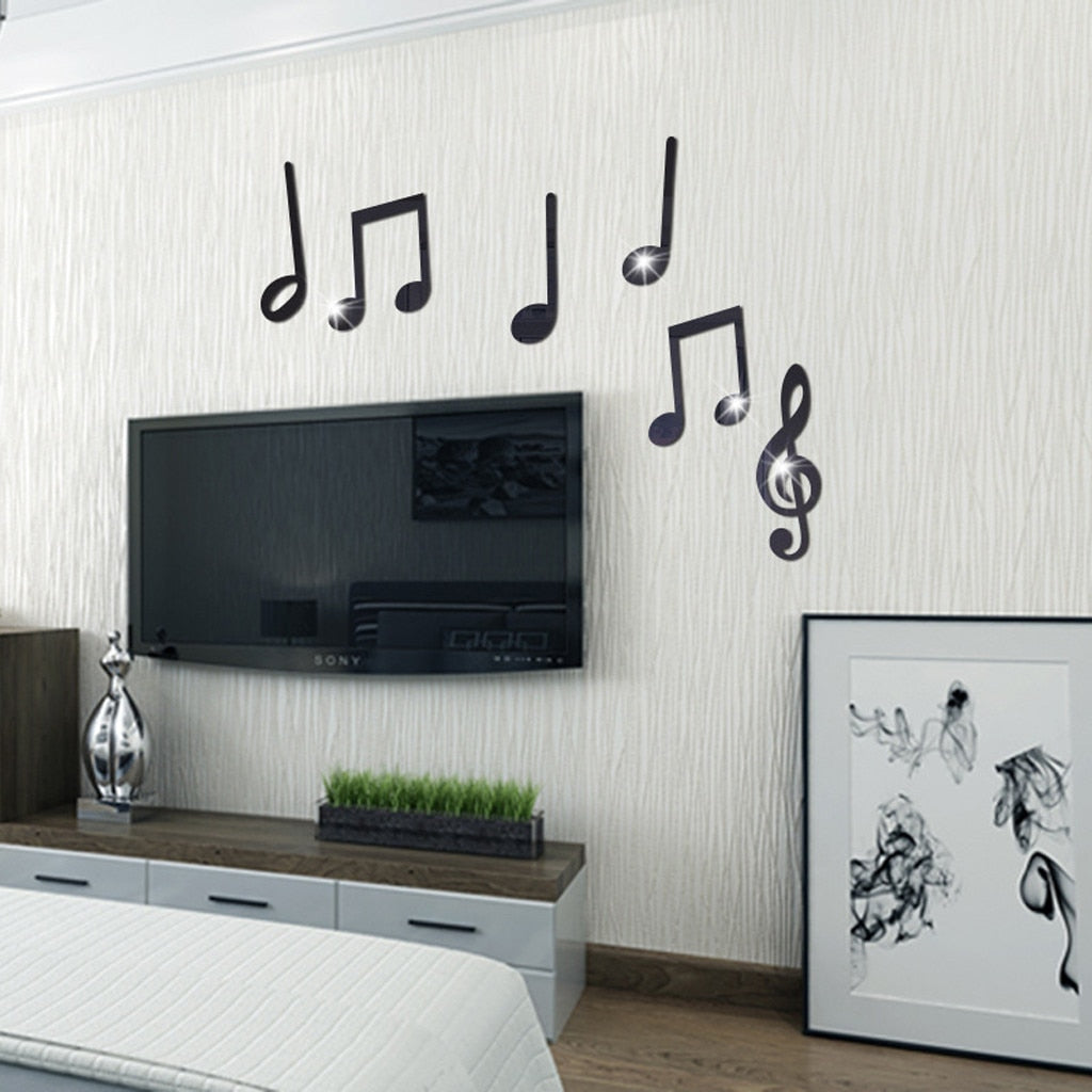 Free - Art Music Notes Wall Sticker
