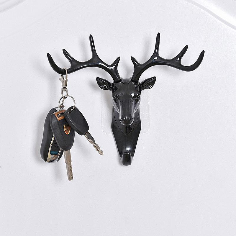 Deer Head Antlers Wall Hook