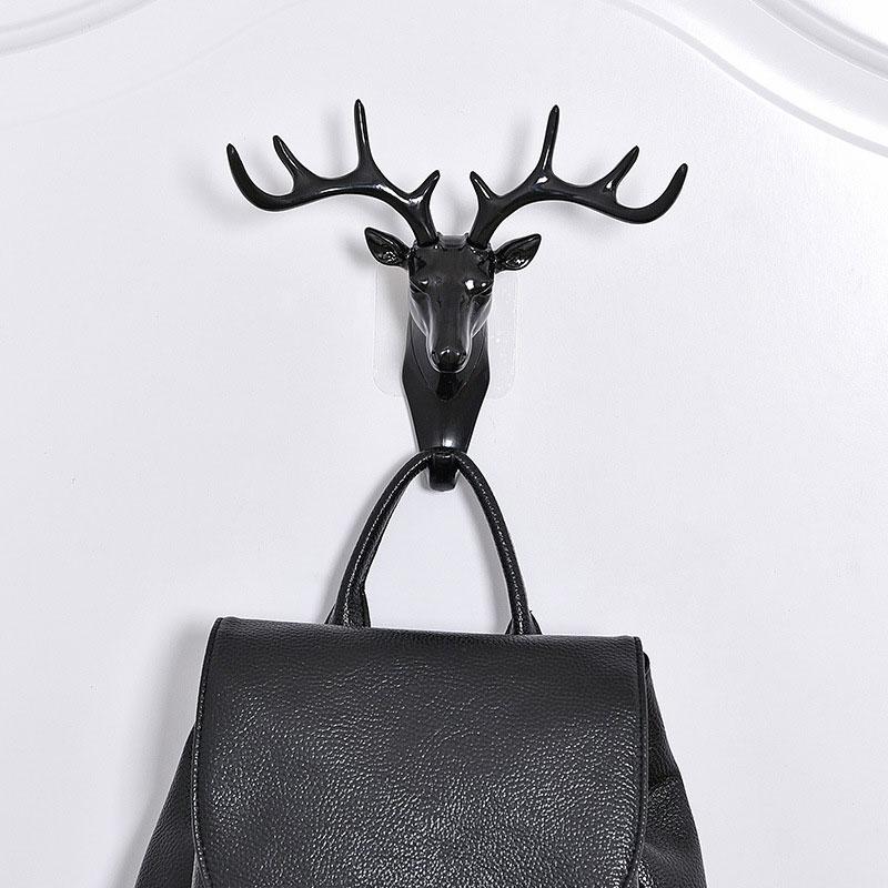 Deer Head Antlers Wall Hook