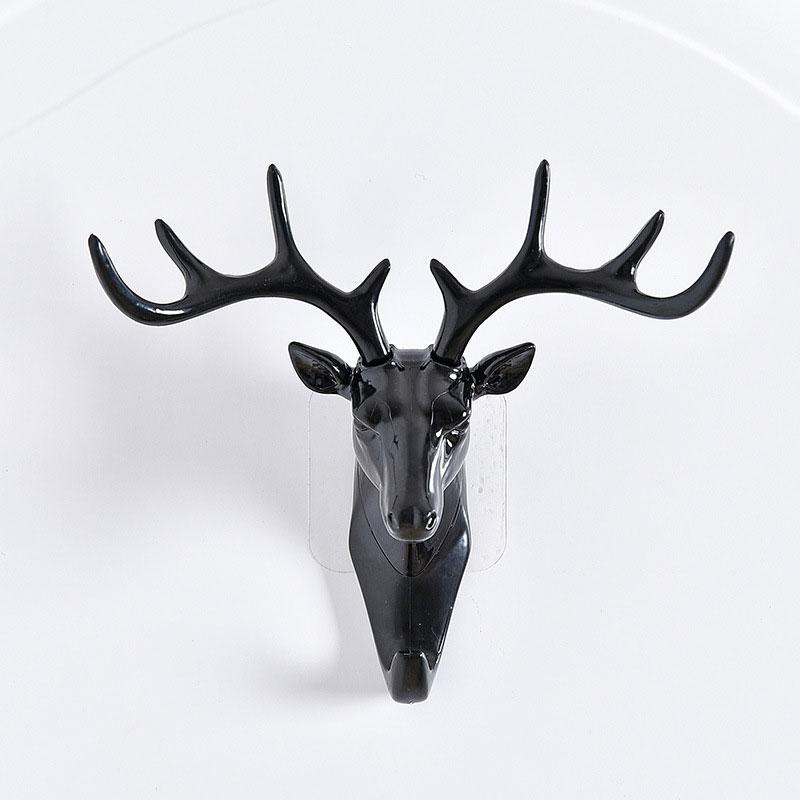 Deer Head Antlers Wall Hook