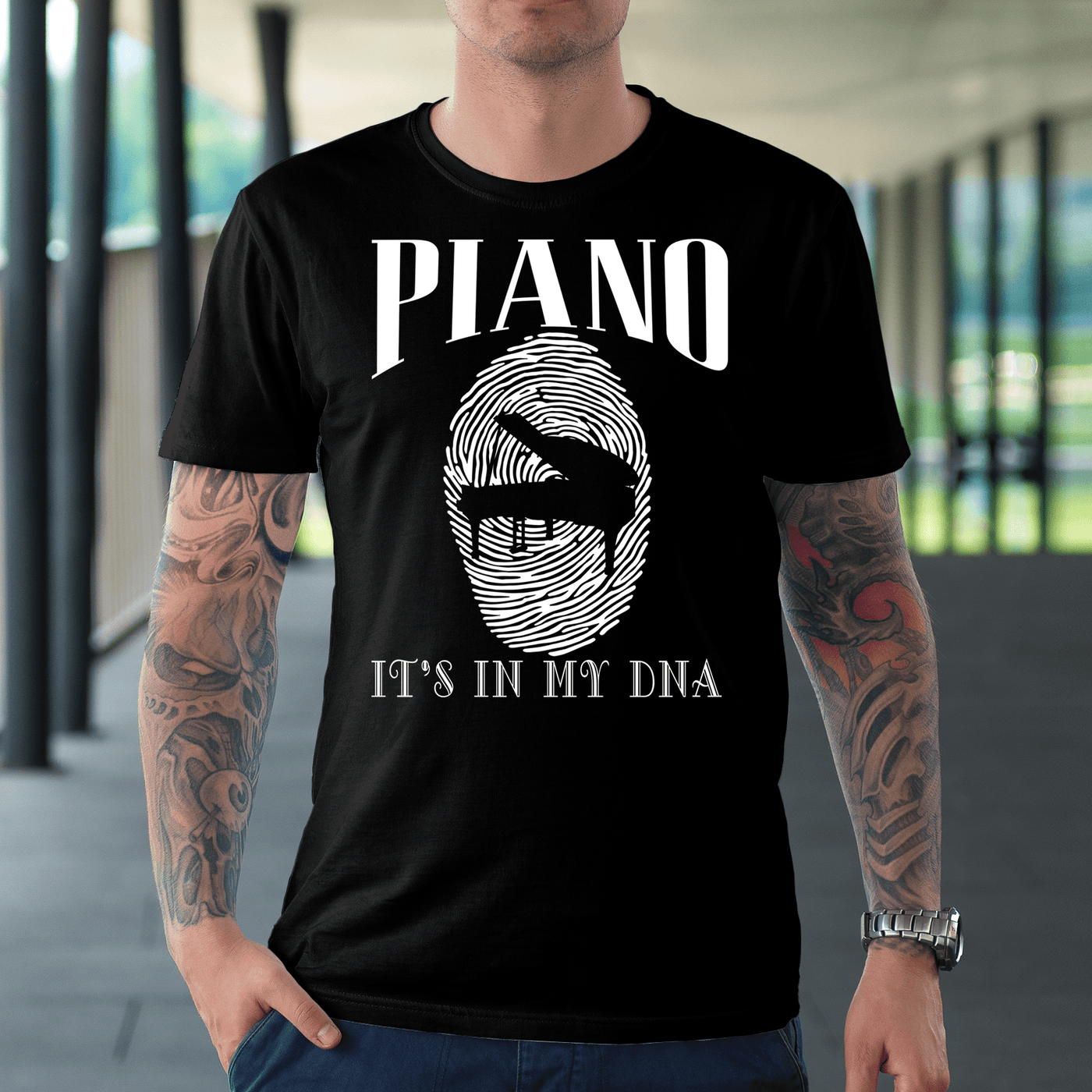 Piano, It's In My DNA T-Shirt