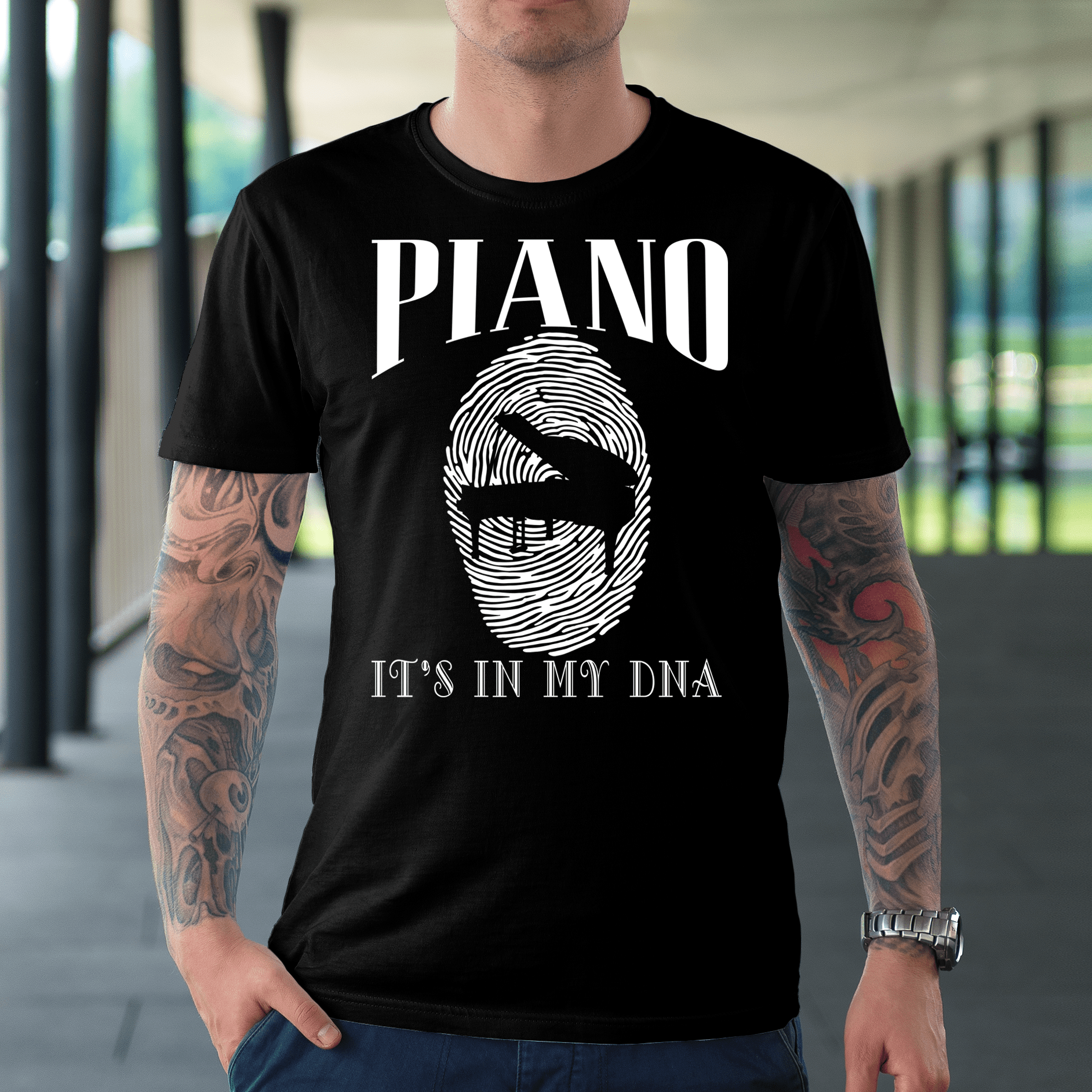 Piano, It's In My DNA T-Shirt