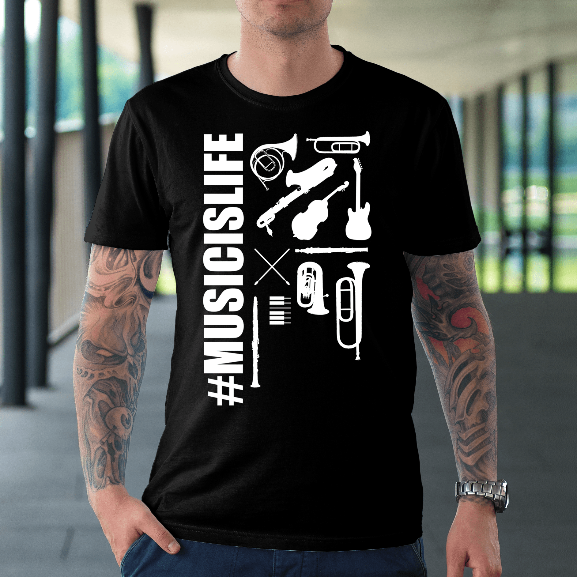 Music is Life T-Shirt