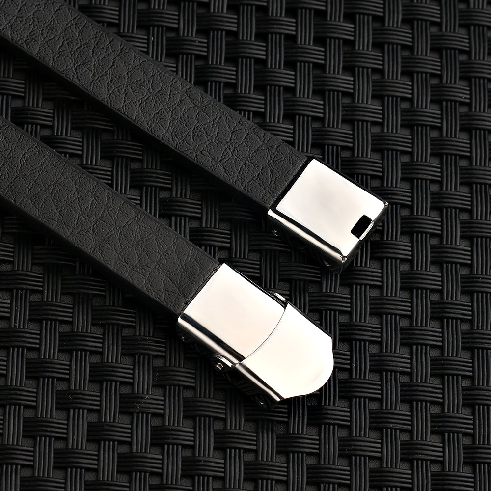 Free - Musical Notes Genuine Leather Bracelet - Artistic Pod Review