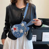 Star Guitar Shape Crossbody Bag