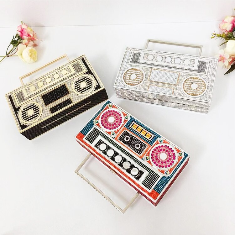 Luxury Cassette Player Handbag