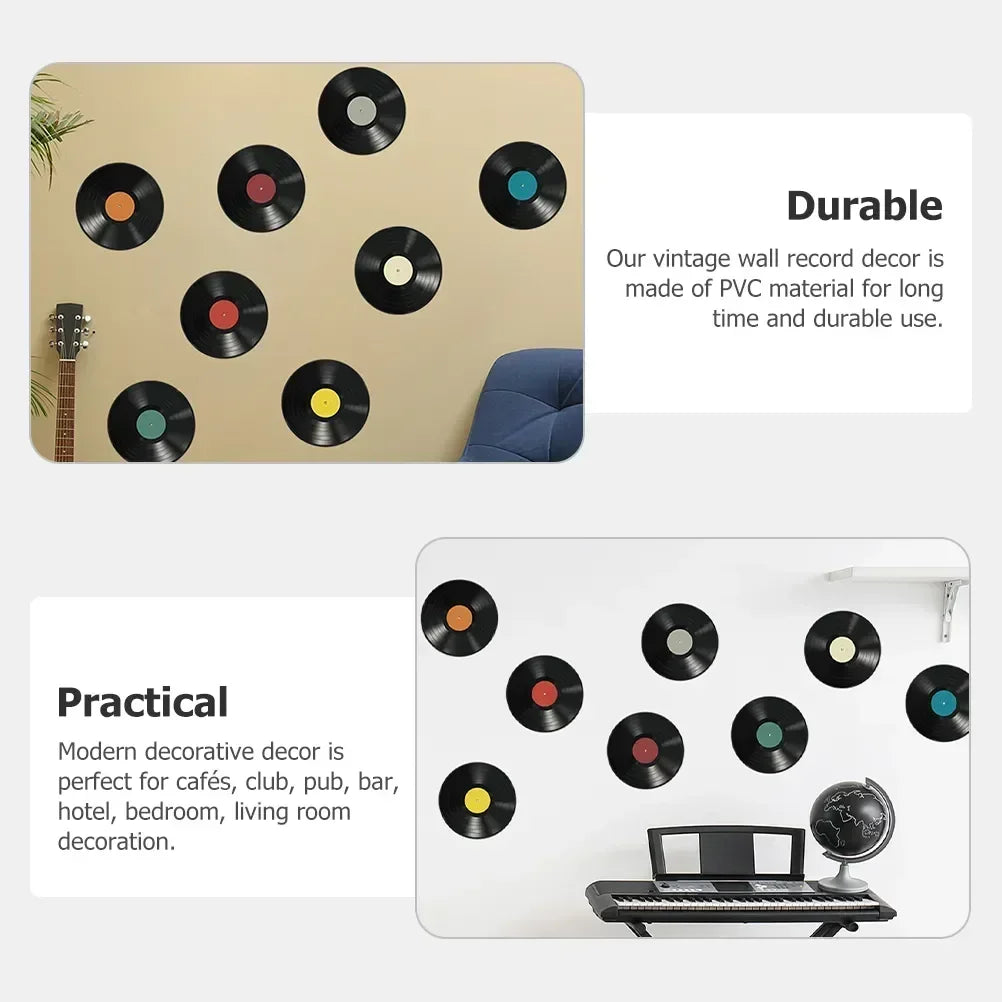 Vinyl Records Stickers Music Wall Decor