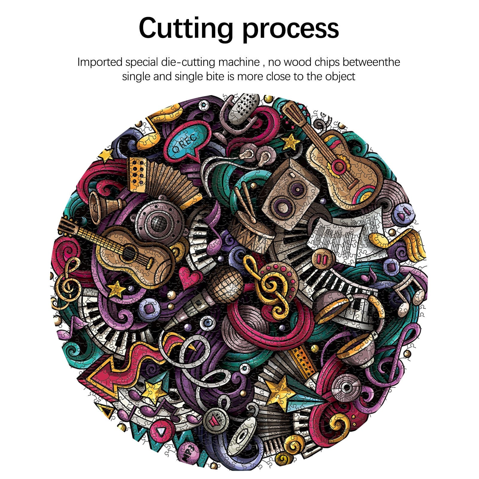 Doodle Music Note Pattern Puzzle