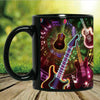 LED Guitar Coffee Mug