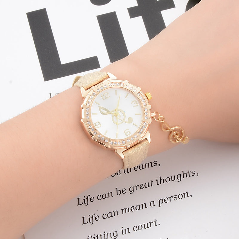 Treble Clef Crystal Watches