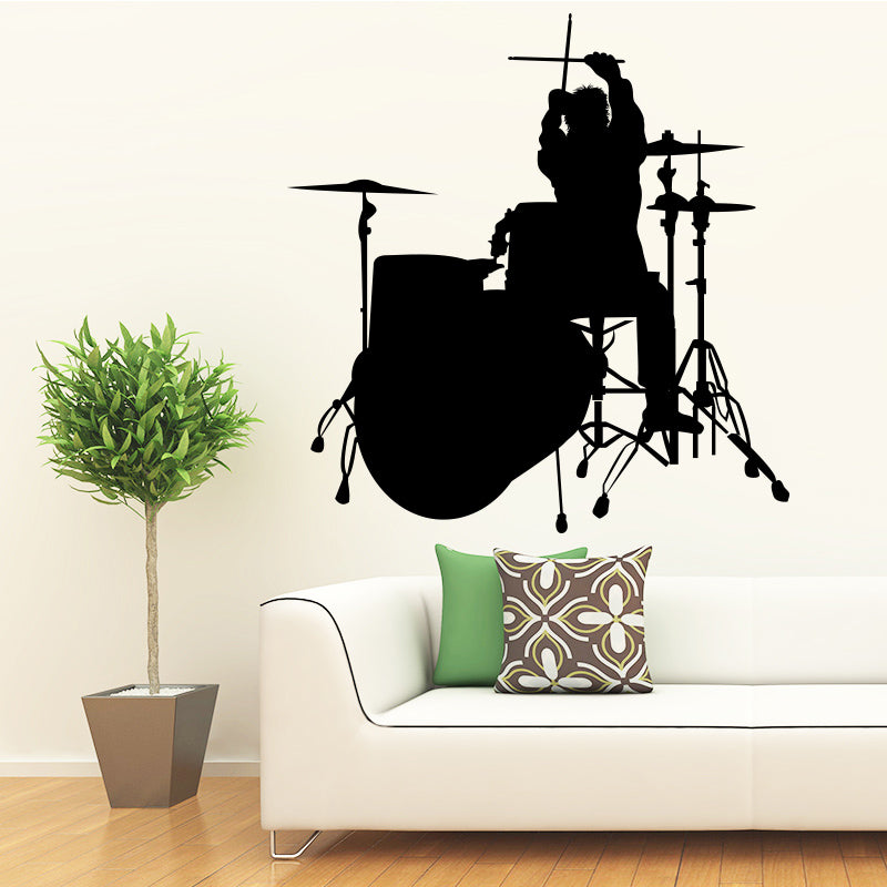 Drum Wall Decor Sticker