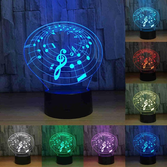 Music Score LED Lamp