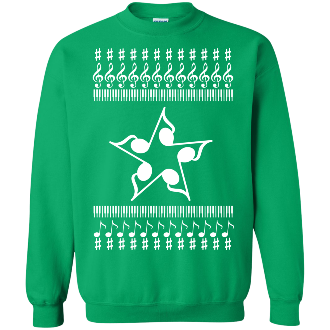 Musical Note 1 Christmas Sweater 8 oz.