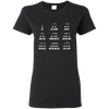 Musical Notes Food Code T-shirt - Women T-Shirt / Black / S - { shop_name }} - Review