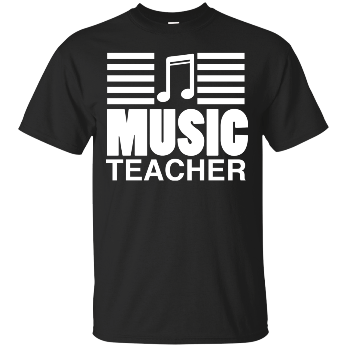 Music Teacher Lover Note T-shirt