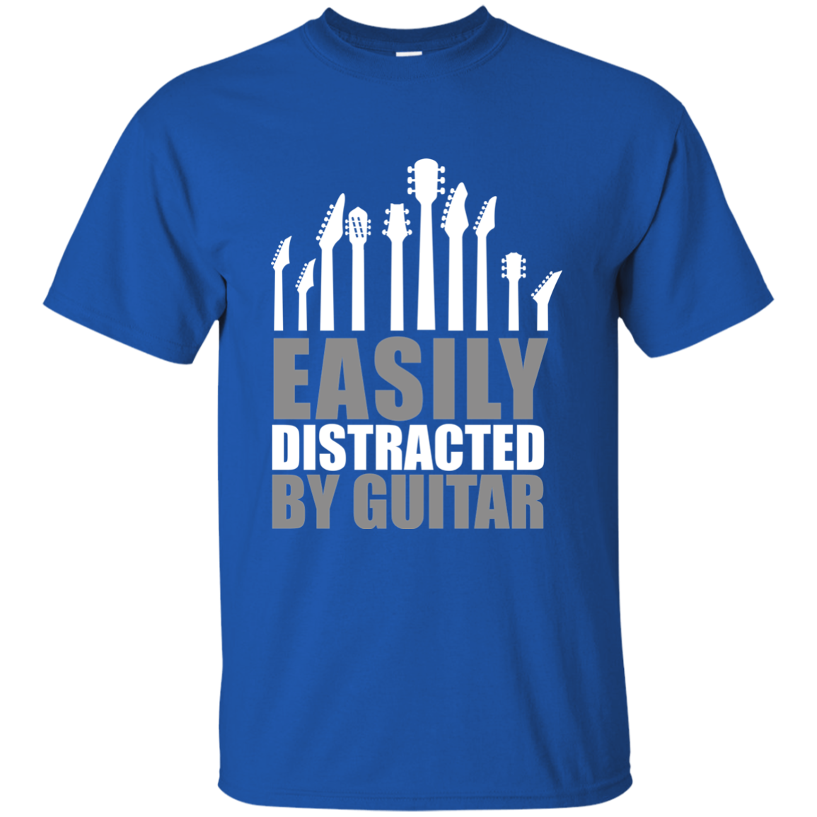 Easily Distracted by Guitar T-shirt - Artistic Pod Review
