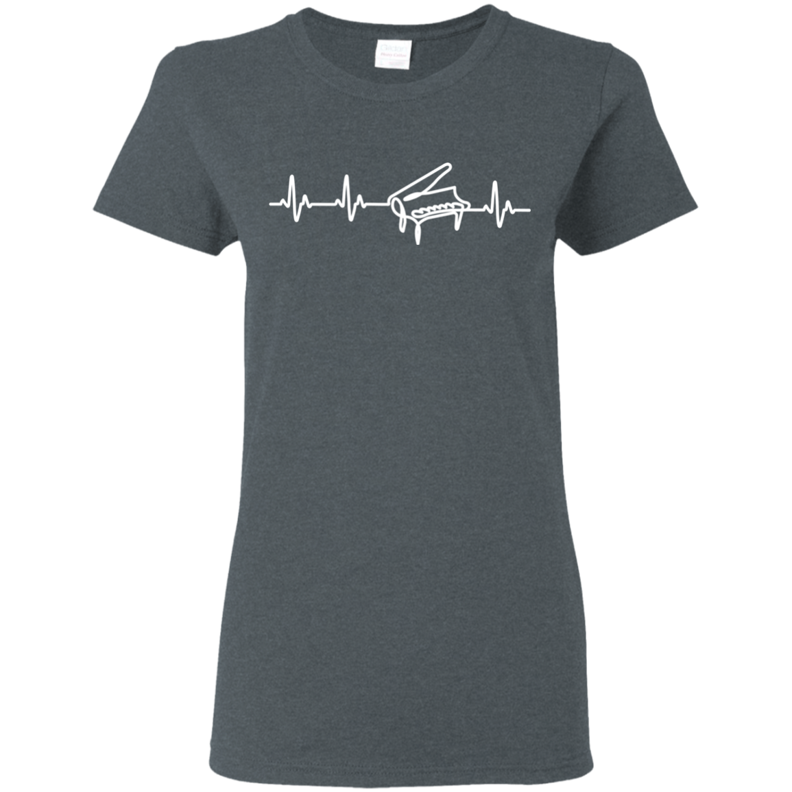 Piano Heart Beat T-shirt