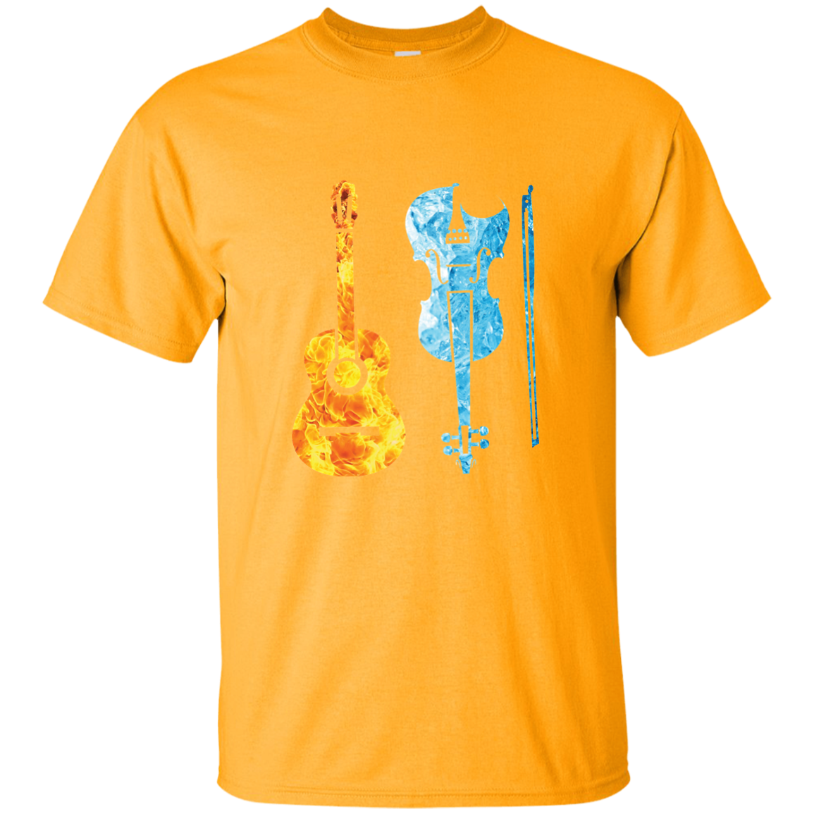 Music Instrument( Fire and Ice )T-Shirt