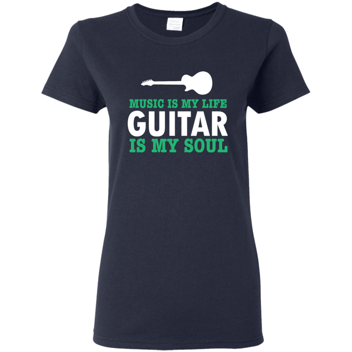 Music is my life Guitar is my soul  T-shirt