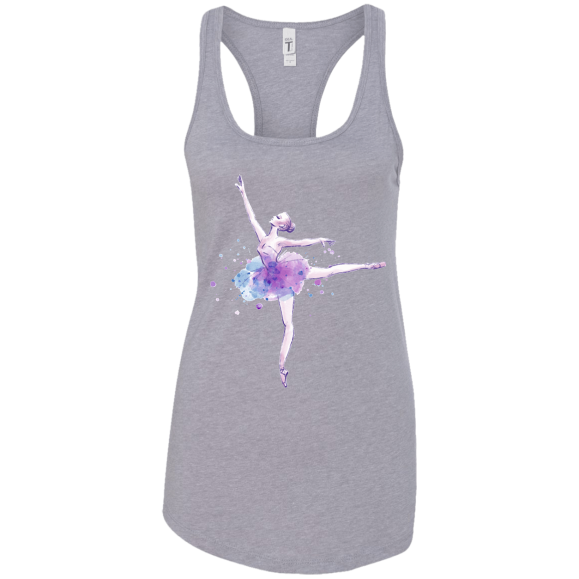 Awesome Purple Ballerina Women Tank Top - Artistic Pod Review
