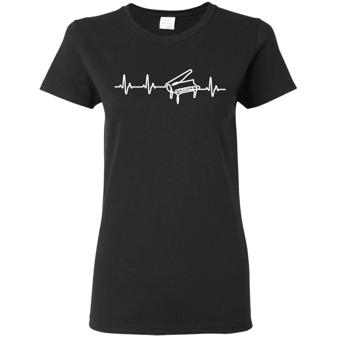 Piano Heart Beat T-shirt