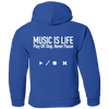 MUSIC IS LIFE Pullover Hoodie