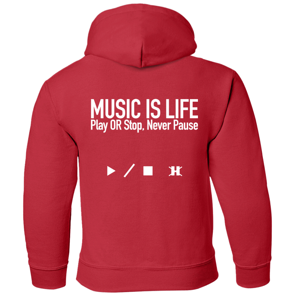MUSIC IS LIFE Pullover Hoodie