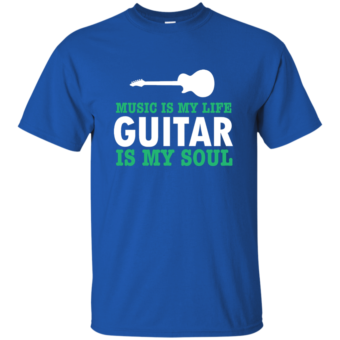 Music is my life Guitar is my soul  T-shirt